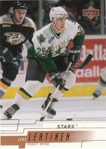 #60 Jere Lehtinen - Dallas Stars - 2000-01 Upper Deck Hockey