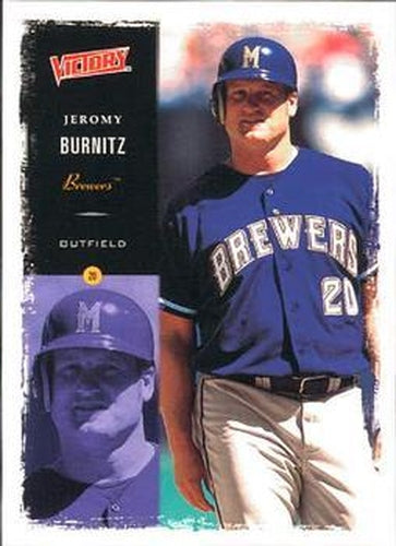 #60 Jeromy Burnitz - Milwaukee Brewers - 2000 Upper Deck Victory Baseball