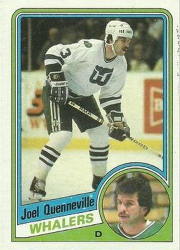 #60 Joel Quenneville - Hartford Whalers - 1984-85 Topps Hockey