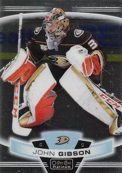 #60 John Gibson - Anaheim Ducks - 2019-20 O-Pee-Chee Platinum Hockey