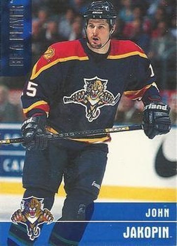 #60 John Jakopin - Florida Panthers - 1999-00 Be a Player Memorabilia Hockey