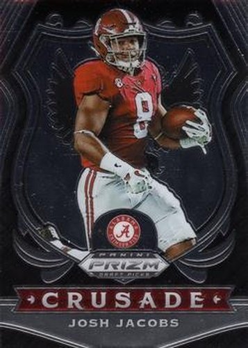 #60 Josh Jacobs- Alabama Crimson Tide - 2020 Panini Prizm Draft Picks Football