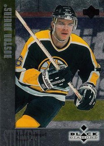 #60 Jozef Stumpel - Boston Bruins - 1996-97 Upper Deck Black Diamond Hockey