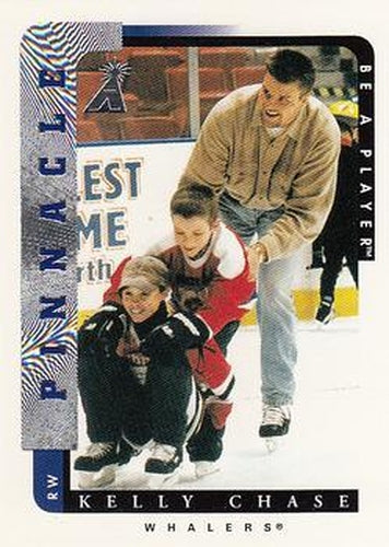 #60 Kelly Chase - Hartford Whalers - 1996-97 Pinnacle Be a Player Hockey