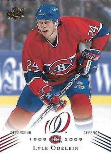 #60 Lyle Odelein - Montreal Canadiens - 2008-09 Upper Deck Montreal Canadiens Centennial Hockey