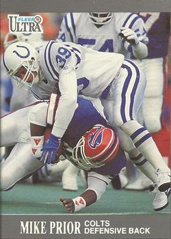 #60 Mike Prior - Indianapolis Colts - 1991 Ultra Football