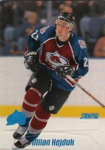 #60 Milan Hejduk - Colorado Avalanche - 1999-00 Stadium Club Hockey