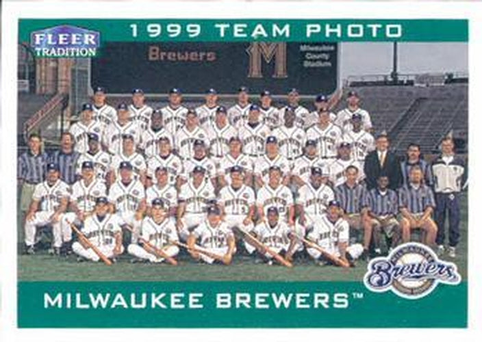 #60 Milwaukee Brewers - Milwaukee Brewers - 2000 Fleer Tradition Baseball
