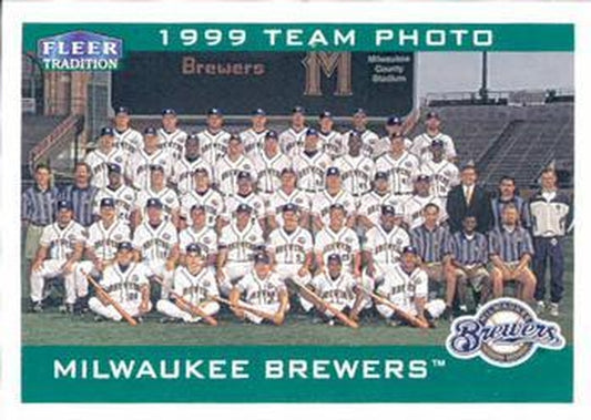 #60 Milwaukee Brewers - Milwaukee Brewers - 2000 Fleer Tradition Baseball