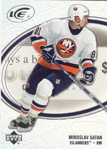 #60 Miroslav Satan - New York Islanders - 2005-06 Upper Deck Ice Hockey