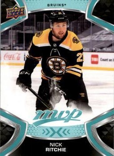 #60 Nick Ritchie - Boston Bruins - 2021-22 Upper Deck MVP Hockey