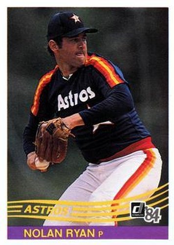 #60 Nolan Ryan - Houston Astros - 1984 Donruss Baseball