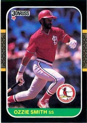 #60 Ozzie Smith - St. Louis Cardinals - 1987 Donruss Baseball