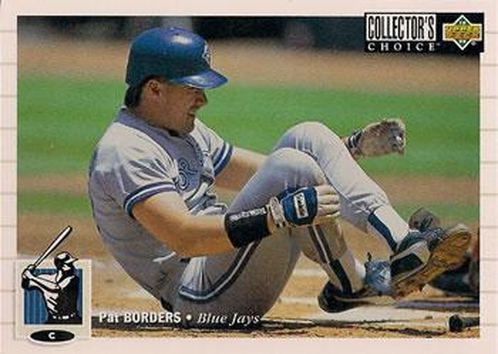 #60 Pat Borders - Toronto Blue Jays - 1994 Collector's Choice Baseball
