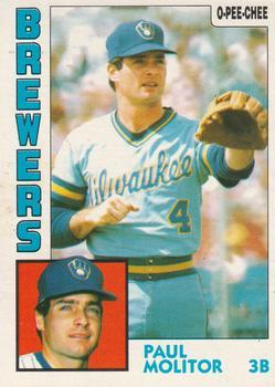 #60 Paul Molitor - Milwaukee Brewers - 1984 O-Pee-Chee Baseball