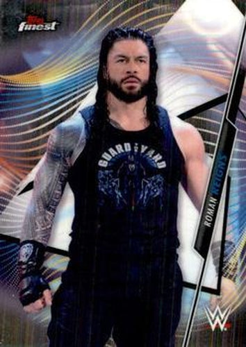 #60 Roman Reigns - 2020 Topps WWE Finest Wrestling