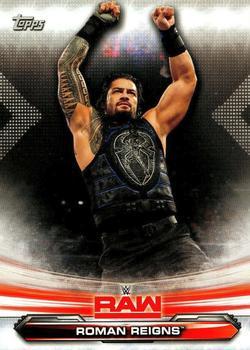 #60 Roman Reigns - 2019 Topps WWE RAW Wrestling