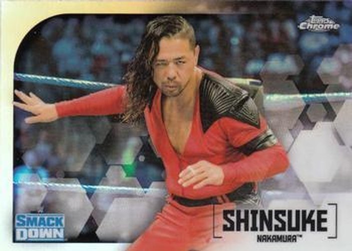 #60 Shinsuke Nakamura - 2020 Topps WWE Chrome Wrestling