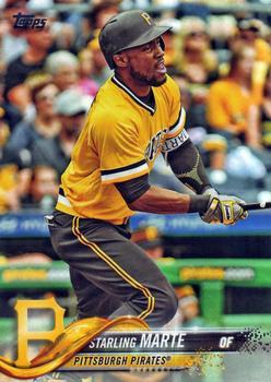 #60 Starling Marte - Pittsburgh Pirates - 2018 Topps Baseball