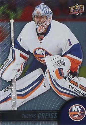 #60 Thomas Greiss - New York Islanders - 2017-18 Upper Deck Tim Hortons Hockey