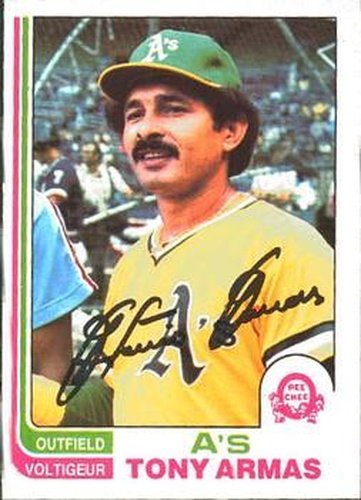#60 Tony Armas - Oakland Athletics - 1982 O-Pee-Chee Baseball