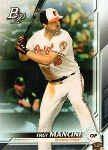 #60 Trey Mancini - Baltimore Orioles - 2019 Bowman Platinum Baseball