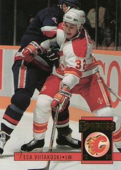#60 Vesa Viitakoski - Calgary Flames - 1993-94 Donruss Hockey