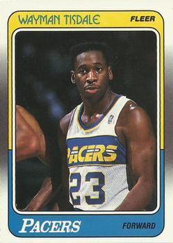 #60 Wayman Tisdale - Indiana Pacers - 1988-89 Fleer Basketball