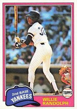 #60 Willie Randolph - New York Yankees - 1981 Topps Baseball