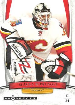#60 Miikka Kiprusoff - Calgary Flames - 2007-08 Fleer Hot Prospects Hockey