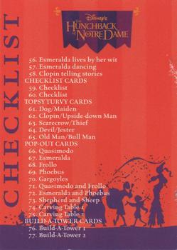#60a Checklist 53-101 CL, VAR - 1996 Skybox Hunchback of Notre Dame