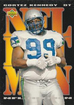 #60 Cortez Kennedy - Seattle Seahawks - 1993 Upper Deck Football