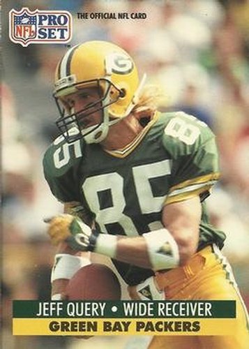 #160 Jeff Query - Green Bay Packers - 1991 Pro Set Football