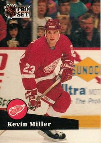 #60 Kevin Miller - 1991-92 Pro Set Hockey