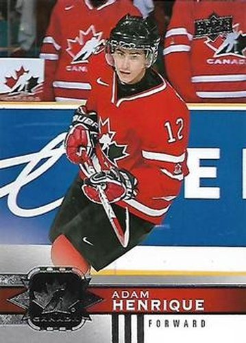 #60 Adam Henrique - Canada - 2017-18 Upper Deck Canadian Tire Team Canada Hockey