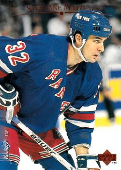 #60 Stephane Matteau - New York Rangers - 1995-96 Upper Deck Hockey