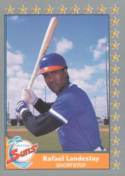 #60 Rafael Landestoy - Gold Coast Suns - 1990 Pacific Senior League Baseball