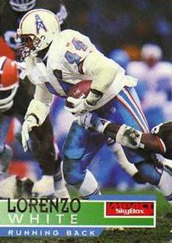 #60 Lorenzo White - Houston Oilers - 1995 SkyBox Impact Football