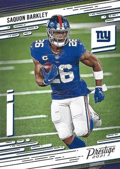 #60 Saquon Barkley - New York Giants - 2021 Panini Prestige Football