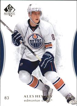 #60 Ales Hemsky - Edmonton Oilers - 2007-08 SP Authentic Hockey