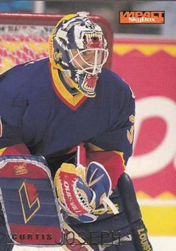 #60 Curtis Joseph - Edmonton Oilers - 1995-96 SkyBox Impact Hockey