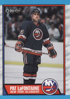 #60 Pat LaFontaine - New York Islanders - 1989-90 O-Pee-Chee Hockey