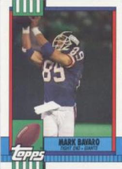 #60 Mark Bavaro - New York Giants - 1990 Topps Football