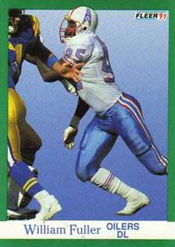 #60 William Fuller - Houston Oilers - 1991 Fleer Football
