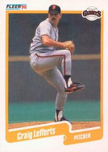 #60 Craig Lefferts - San Francisco Giants - 1990 Fleer USA Baseball