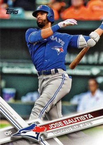#60a Jose Bautista - Toronto Blue Jays - 2017 Topps Baseball