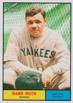 #60b Babe Ruth - New York Yankees - 2010 Topps Heritage Baseball