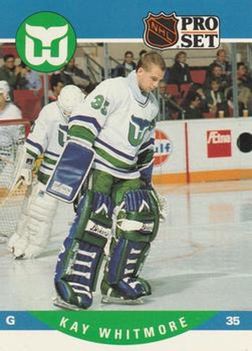#610 Kay Whitmore - Hartford Whalers - 1990-91 Pro Set Hockey