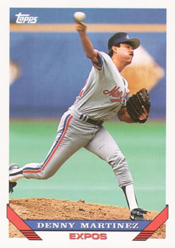 #610 Denny Martinez - Montreal Expos - 1993 Topps Baseball