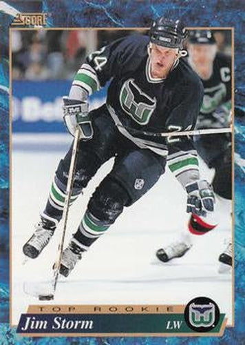 #610 Jim Storm - Hartford Whalers - 1993-94 Score Canadian Hockey